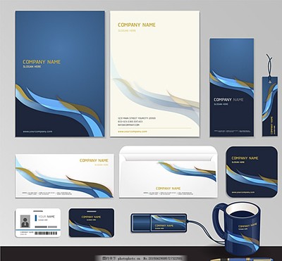 企業(yè)VI設計模板素材與名片制作指南